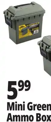 Ocean State Job Lot Mini Green Ammo Box offer