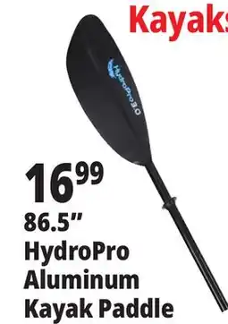 Ocean State Job Lot HydroPro Aluminum Kayak Paddle 86.5 offer