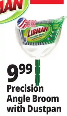 Ocean State Job Lot Libman Precision Angle Broom with Dustpan offer