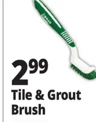 Ocean State Job Lot Libman Tile and Grout Brush offer