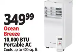 Ocean State Job Lot Ocean Breeze 10 000 BTU Portable Air Conditioner offer