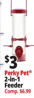 Ocean State Job Lot Perky Pet 2-in-1 Feeder offer