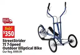 Ocean State Job Lot StreetStrider 7I 7-Speed Outdoor Elliptical Bike offer