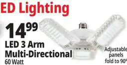 Ocean State Job Lot Multi-Directional LED Light 6000 Lumen offer