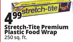 Ocean State Job Lot stretch-tite Premium Plastic Food Wrap 250 sq ft offer