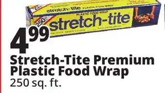 Ocean State Job Lot stretch-tite Premium Plastic Food Wrap 250 sq ft offer