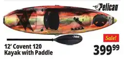 Ocean State Job Lot Pelican Covert Angler Kayak w/ Paddle offer
