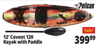 Ocean State Job Lot Pelican Covert Angler Kayak w/ Paddle offer