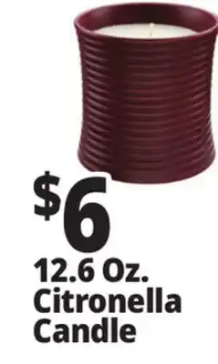 Ocean State Job Lot Ceramic Citronella Candle 12.6oz offer