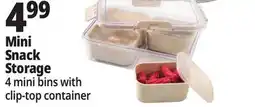 Ocean State Job Lot Mini Snack Storage offer