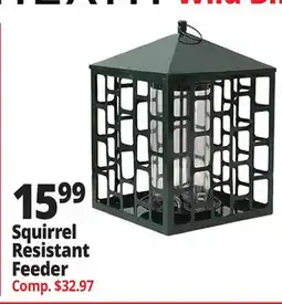 Ocean State Job Lot Squirrel Resistant Feeder offer