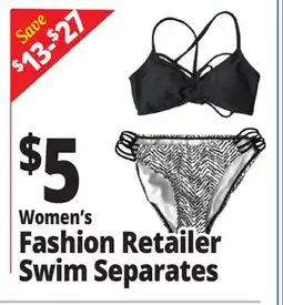 Ocean State Job Lot Women's Fashion Retailer Swim Separates offer