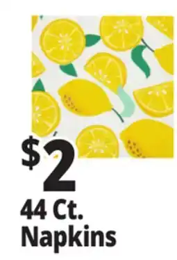 Ocean State Job Lot 44 Ct. Napkins offer