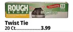 Ocean State Job Lot Rough Stuff 30 Gal Outdoor Trash Bags 20 Count offer