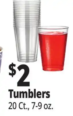 Ocean State Job Lot Tumblers Plastic Drinkware offer
