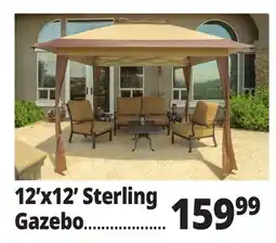 Ocean State Job Lot Sterling 12' x 12' Instant Pop-Up Gazebo offer