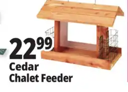Ocean State Job Lot Cedar Chalet Feeder offer