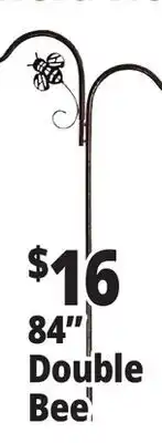 Ocean State Job Lot Outdoor Living Accents Wrought Iron Double Shepherd Hook 84 offer