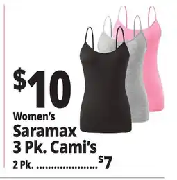 Ocean State Job Lot Women's Saramax 3 Pk. Cami's offer