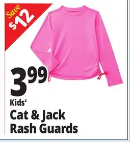 Ocean State Job Lot Kid's Cat & Jack Rash Guards offer