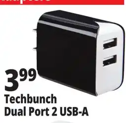 Ocean State Job Lot TechBunch Dual USB Wall Charger offer