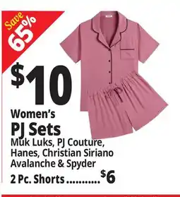 Ocean State Job Lot Women's PJ Sets offer