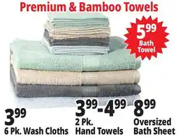 Ocean State Job Lot Premium & Bamboo Towels offer