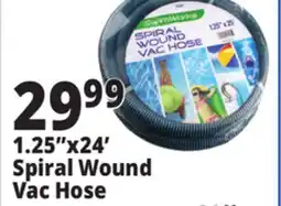 Ocean State Job Lot 1.25x24' Spiral Wound Vac Hose offer