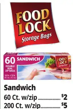 Ocean State Job Lot Food Lock Sandwich offer