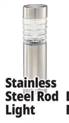 Ocean State Job Lot Solar Stainless Steel Path Light 15 offer