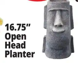 Ocean State Job Lot Maoi Open Head Planter 16.75 offer