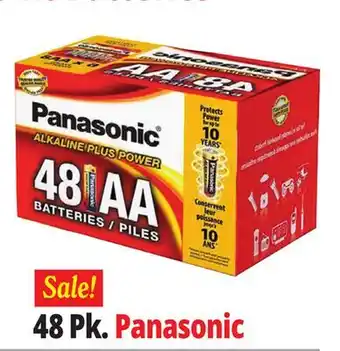 Ocean State Job Lot Panasonic Alkaline Plus Power AA Batteries 48 Count offer