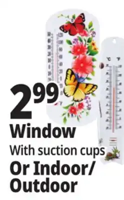 Ocean State Job Lot Outdoor Living Accents Window Thermometer offer