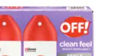 Ocean State Job Lot OFF! Clean Feel Insect Repellent 2pk 9 oz offer