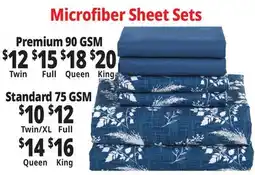 Ocean State Job Lot Microfiber Sheet Sets offer