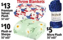 Ocean State Job Lot Micro Plush 50x60 offer