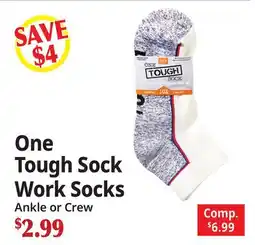 Ocean State Job Lot One Tough Sock Work Socks offer