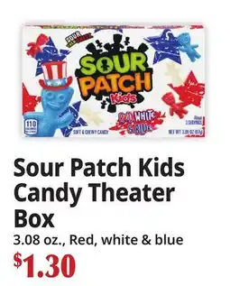 Ocean State Job Lot Sour Patch Kids Candy Theater Box offer