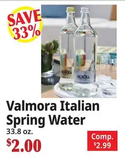 Ocean State Job Lot Valmora Italian Spring Water offer