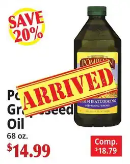 Ocean State Job Lot Pompeian Grapeseed Oil offer