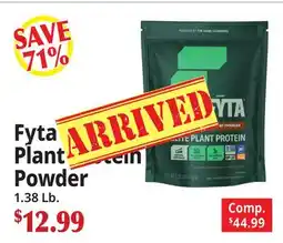 Ocean State Job Lot Fyta Elite Plant Protein Powder offer
