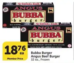 Albertsons Bubba Burger Angus Beef Burger offer