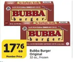Albertsons Bubba Burger Original offer
