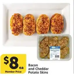 Albertsons Bacon ea and Cheddar Potato Skins offer