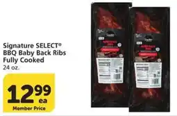 Albertsons Signature SELECT BBQ Baby Back Ribs Fully Cooked offer
