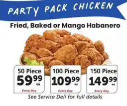 Albertsons Fried, Baked or Mango Habanero offer