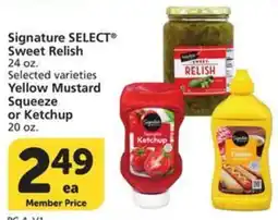 Albertsons Signature SELECT Sweet Relish offer