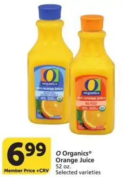 Albertsons O Organics Orange Juice offer