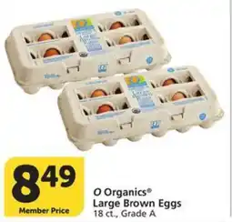 Albertsons O Organics Large Brown Eggs offer