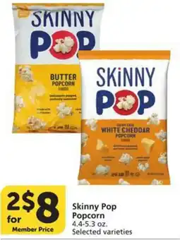 Albertsons Skinny Pop Popcorn offer